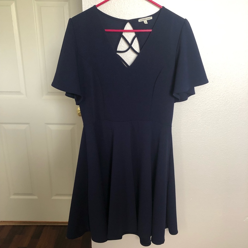 Navy blue dress